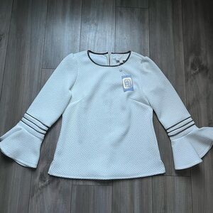 Longsleeve White Blouse Sail to Sable NWT